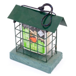 Bird Grub and Suet Holder with Suet Slab (Elaine's Birding)