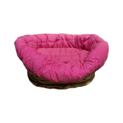 Small Pet/Dog Basket with Cushion Small Pet/Dog Basket with Cushion